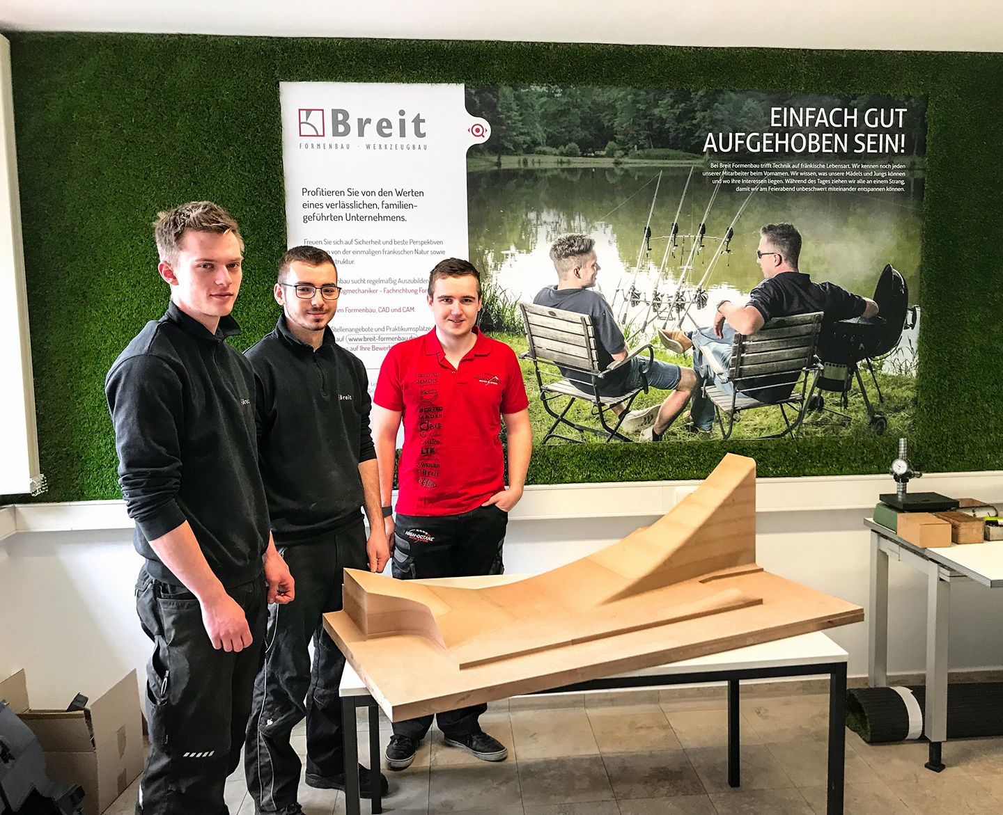 Sponsorenbedankung Breit Formenbau KG